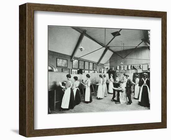 Art Class for Female Students, Battersea Polytechnic, London, 1907-null-Framed Photographic Print