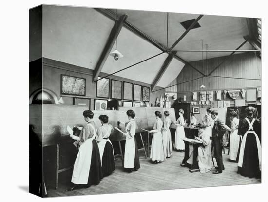 Art Class for Female Students, Battersea Polytechnic, London, 1907-null-Stretched Canvas