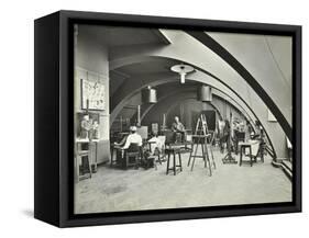 Art Class, Westminster Technical Institute, London, 1910-null-Framed Stretched Canvas