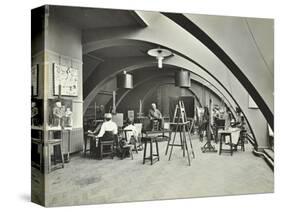 Art Class, Westminster Technical Institute, London, 1910-null-Stretched Canvas