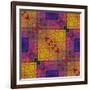 Art Colorful Ornamental Vintage Pattern-Irina QQQ-Framed Art Print