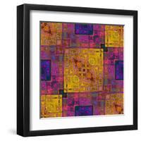 Art Colorful Ornamental Vintage Pattern-Irina QQQ-Framed Art Print