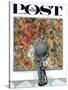 "Art Connoisseur" Saturday Evening Post Cover, January 13,1962-Norman Rockwell-Stretched Canvas