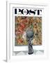 "Art Connoisseur" Saturday Evening Post Cover, January 13,1962-Norman Rockwell-Framed Giclee Print