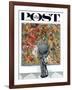 "Art Connoisseur" Saturday Evening Post Cover, January 13,1962-Norman Rockwell-Framed Giclee Print