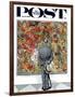 "Art Connoisseur" Saturday Evening Post Cover, January 13,1962-Norman Rockwell-Framed Premium Giclee Print