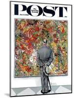 "Art Connoisseur" Saturday Evening Post Cover, January 13,1962-Norman Rockwell-Mounted Giclee Print