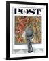 "Art Connoisseur" Saturday Evening Post Cover, January 13,1962-Norman Rockwell-Framed Premium Giclee Print