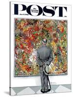 "Art Connoisseur" Saturday Evening Post Cover, January 13,1962-Norman Rockwell-Stretched Canvas