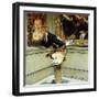 "Art Critic", April 16,1955-Norman Rockwell-Framed Giclee Print