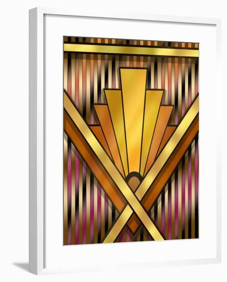 Art Deco 12V-Art Deco Designs-Framed Giclee Print