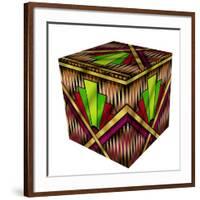 Art Deco 13 Cube-Art Deco Designs-Framed Giclee Print