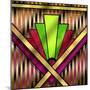 Art Deco 13-Art Deco Designs-Mounted Giclee Print