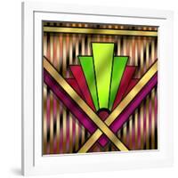 Art Deco 13-Art Deco Designs-Framed Giclee Print