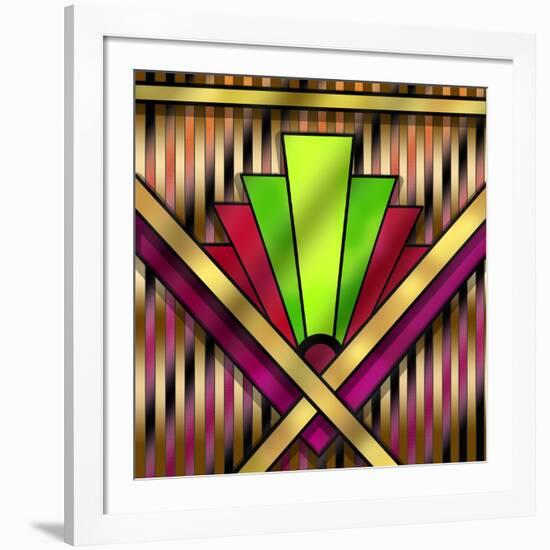 Art Deco 13-Art Deco Designs-Framed Giclee Print