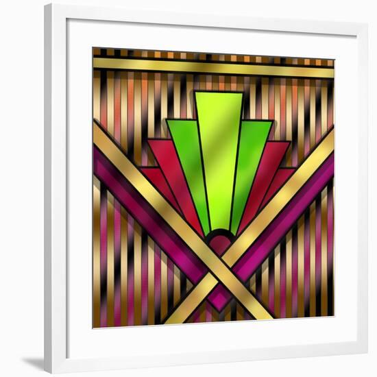 Art Deco 13-Art Deco Designs-Framed Giclee Print