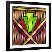 Art Deco 13-Art Deco Designs-Framed Giclee Print