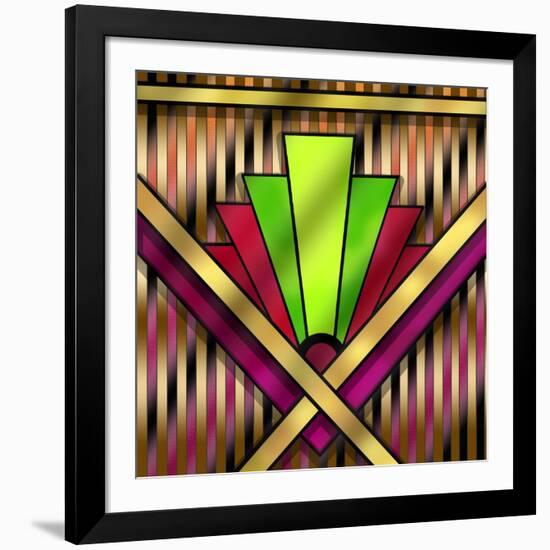 Art Deco 13-Art Deco Designs-Framed Giclee Print