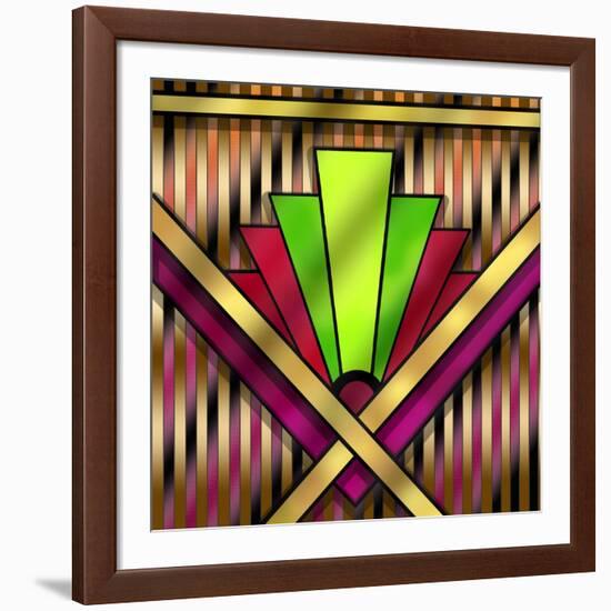 Art Deco 13-Art Deco Designs-Framed Giclee Print