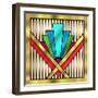 Art Deco 14-Art Deco Designs-Framed Giclee Print