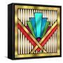 Art Deco 14-Art Deco Designs-Framed Stretched Canvas