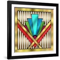 Art Deco 14-Art Deco Designs-Framed Giclee Print