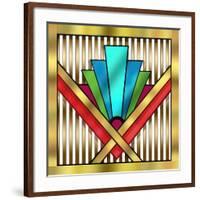 Art Deco 14-Art Deco Designs-Framed Giclee Print