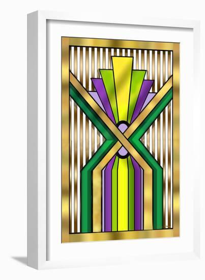 Art Deco 15-Art Deco Designs-Framed Giclee Print