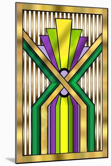 Art Deco 15-Art Deco Designs-Mounted Giclee Print