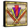 Art Deco 16-Art Deco Designs-Framed Stretched Canvas