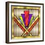 Art Deco 16-Art Deco Designs-Framed Giclee Print