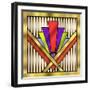 Art Deco 16-Art Deco Designs-Framed Giclee Print