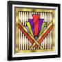 Art Deco 16-Art Deco Designs-Framed Giclee Print