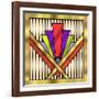 Art Deco 16-Art Deco Designs-Framed Giclee Print