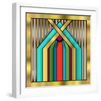 Art Deco 17 B-Art Deco Designs-Framed Giclee Print