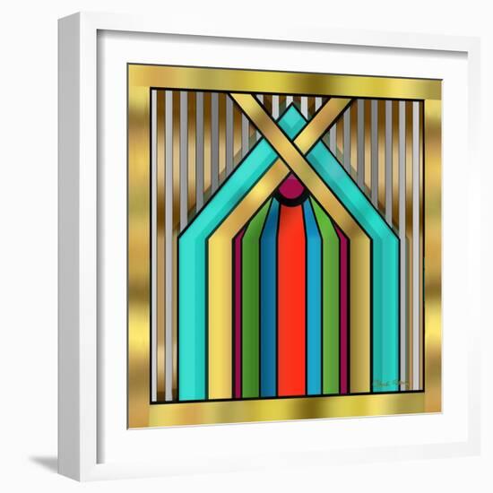 Art Deco 17 B-Art Deco Designs-Framed Giclee Print