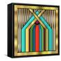 Art Deco 17 B-Art Deco Designs-Framed Stretched Canvas