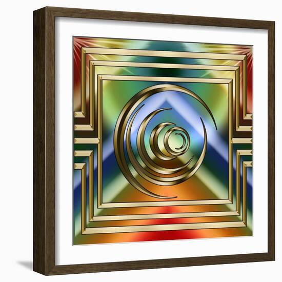 Art Deco 32 Frame 4-Art Deco Designs-Framed Giclee Print