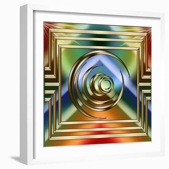 Art Deco 32 Frame 4-Art Deco Designs-Framed Giclee Print