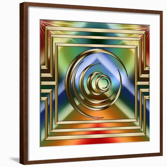 Art Deco 32 Frame 4-Art Deco Designs-Framed Giclee Print