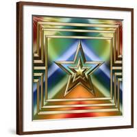 Art Deco 33 Frame 4-Art Deco Designs-Framed Giclee Print