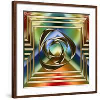 Art Deco 34 Frame 4-Art Deco Designs-Framed Giclee Print