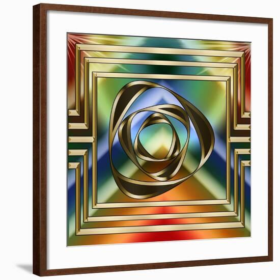 Art Deco 34 Frame 4-Art Deco Designs-Framed Giclee Print