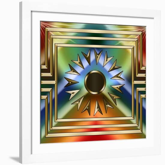 Art Deco 35 Frame 4-Art Deco Designs-Framed Giclee Print