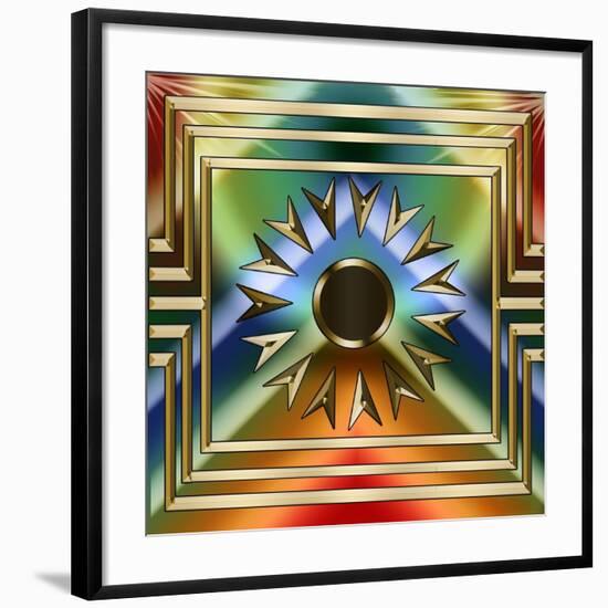 Art Deco 35 Frame 4-Art Deco Designs-Framed Giclee Print