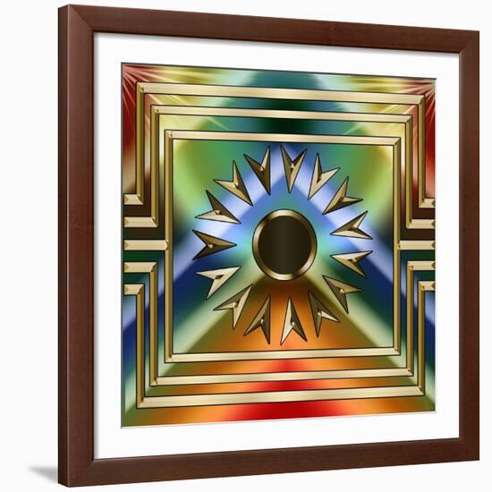 Art Deco 35 Frame 4-Art Deco Designs-Framed Giclee Print