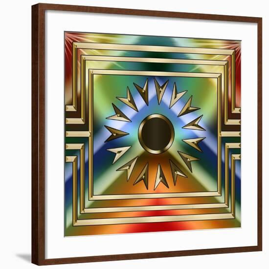 Art Deco 35 Frame 4-Art Deco Designs-Framed Giclee Print