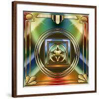 Art Deco 37 Frame 1-Art Deco Designs-Framed Giclee Print
