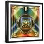 Art Deco 37 Frame 1-Art Deco Designs-Framed Giclee Print