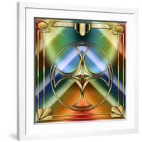 Art Deco 38 Frame 1-Art Deco Designs-Framed Giclee Print